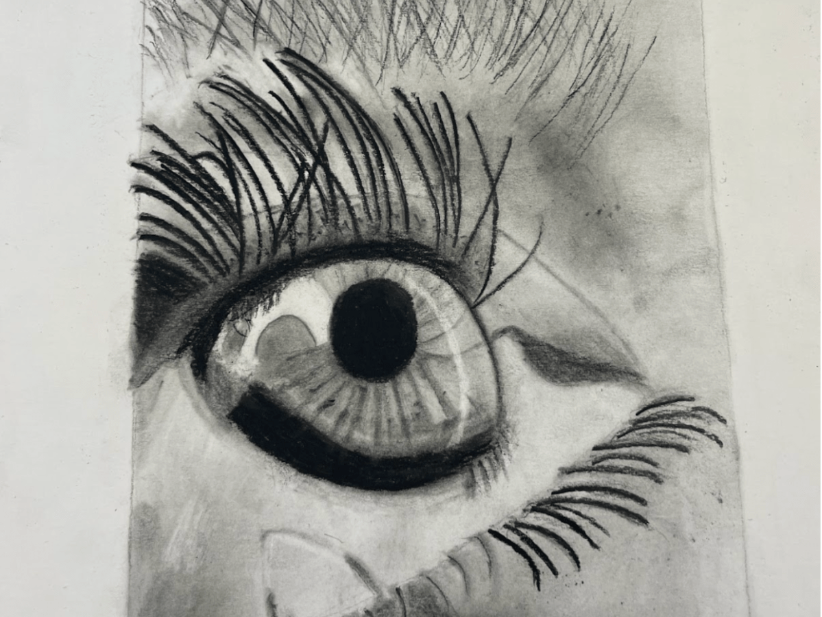 Rendered Eye Drawing